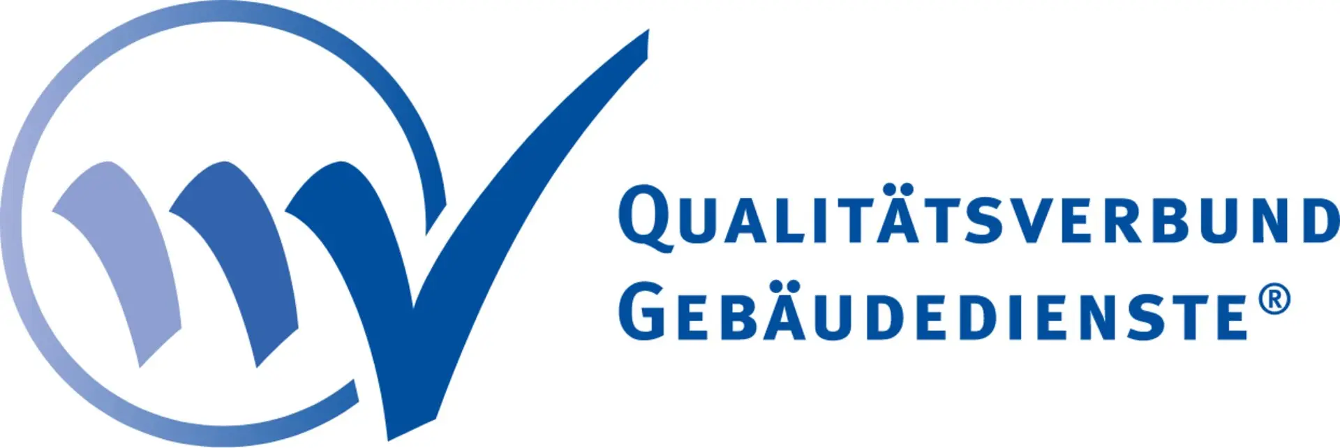 Das Logo des Qualitätsverbundes für Gebäudedienste, welche Gebäudereinigung Ebrecht Reker ausgezeichnet hat